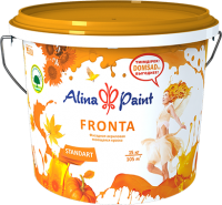 Краска водоэмульсионная для фасадов и интерьеров Alina Paint Fronta 
