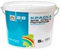 Краска для стен и потолков Радуга-28 "Белоснежная"